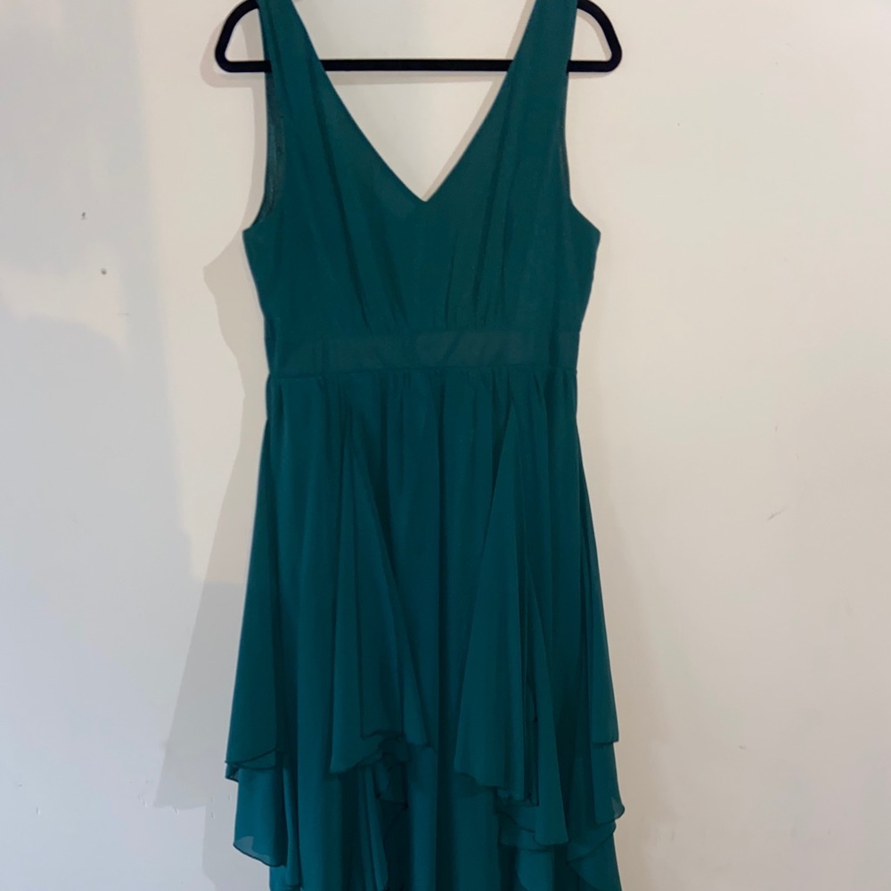 Green Ruffle Dress